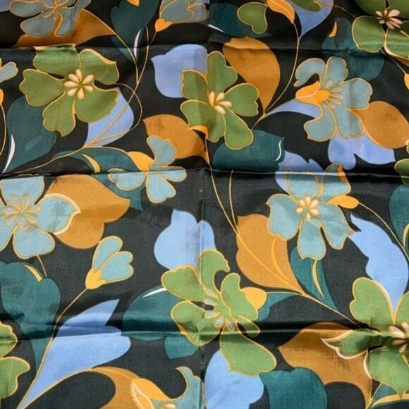 Vintage Exclusive Design Women's Scarf/Wrap | RN34191 | Rolled Hem - Picture 2 of 4